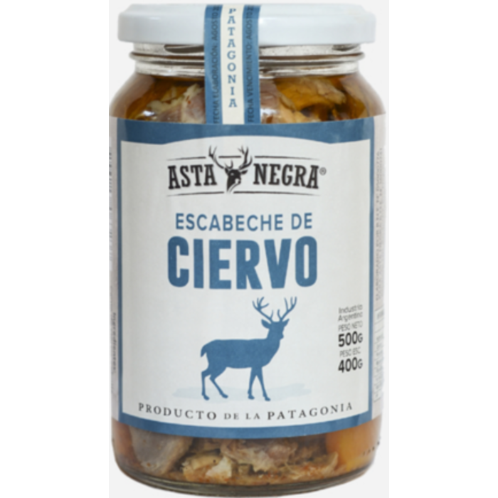 Escabeche de Ciervo x 500 grs - Asta Negra