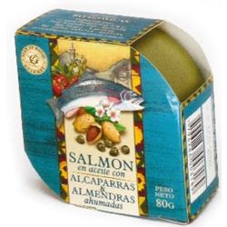 Salmn Ahumado con Alcaparras y Almendras